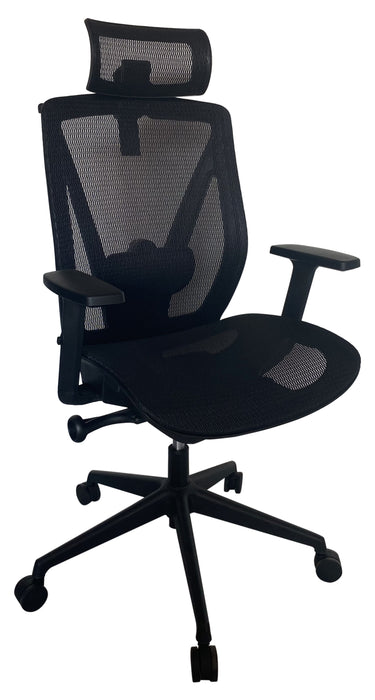 Ergonomic Highback Mesh Chair with Headrest, Mesh Back, and Lumbar Support, NX 2308