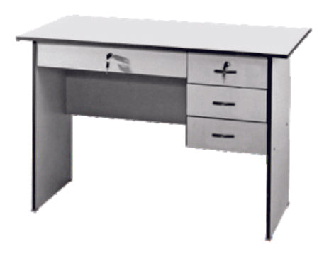 Office table with Center & 3 side drawers , OFT 1160