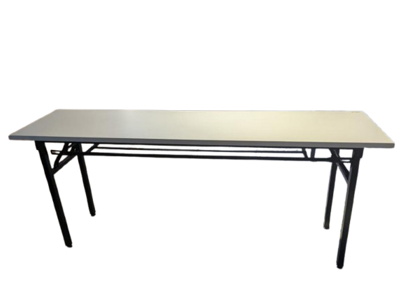 Folding Training Table, Light Gray Top, 1800 mm Length, C4202 1.8m