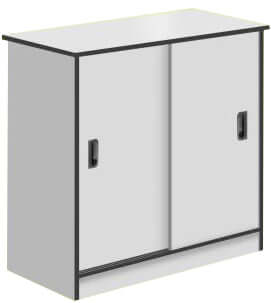 2-Sliding Door Cabinet, AS 330+Base