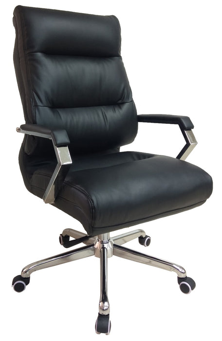 Manager Chair with Armrest and Chrome Base, MCS 470