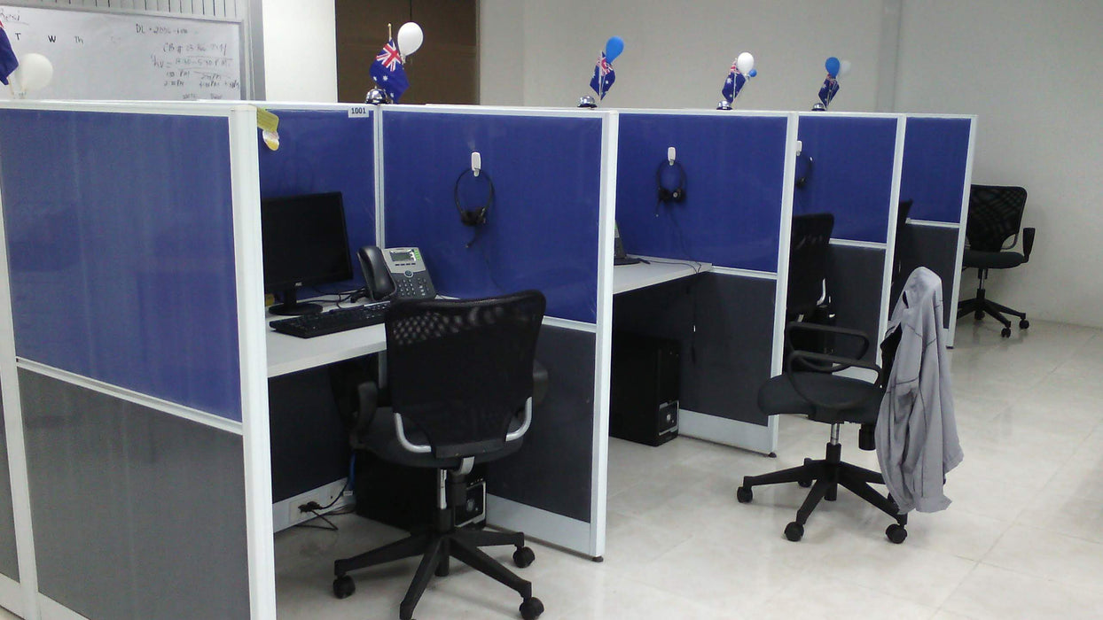 Partition Panel Screen Divider Fabric or Laminate 45 mm Thickness