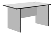 Writing Table in Light Gray, AS 1270