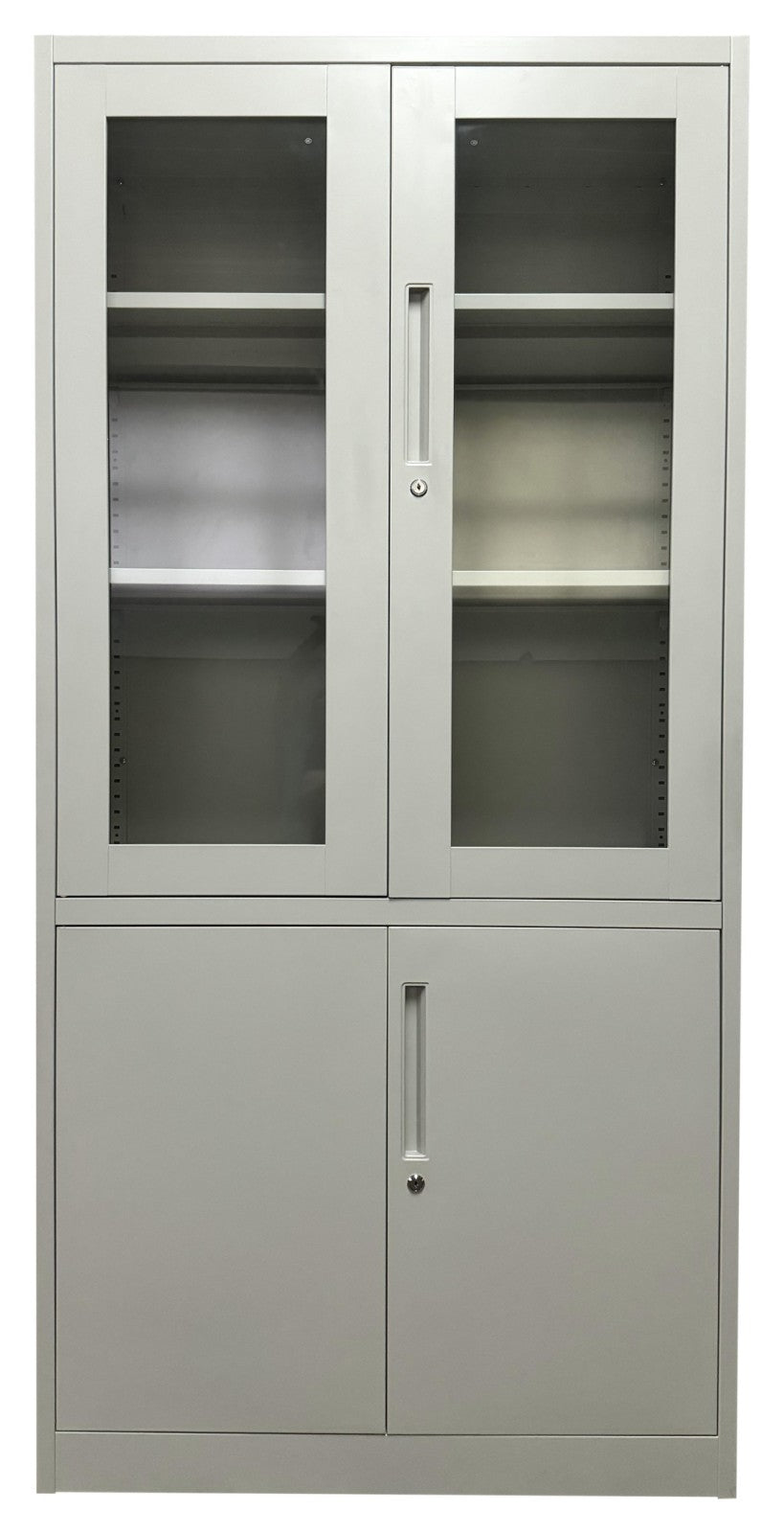 Steel Cabinet;4 Doors;2 Glass Doors, MTC 24