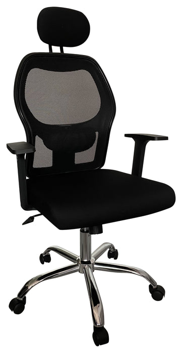 Ergonomic Highback Swivel Office Mesh Chair with Headrest, NX 2306