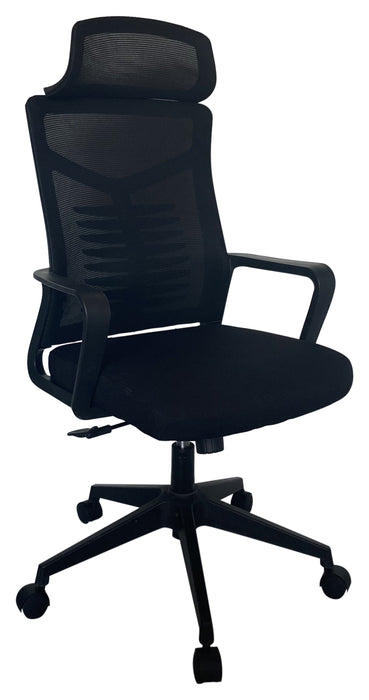 Highback Mesh Chair with Armrests and Adjustable Gaslift, NX 2320