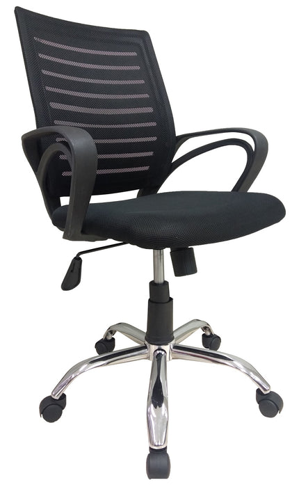 Mesh Office Midback Swivel Chair with Back Support, EC 2148