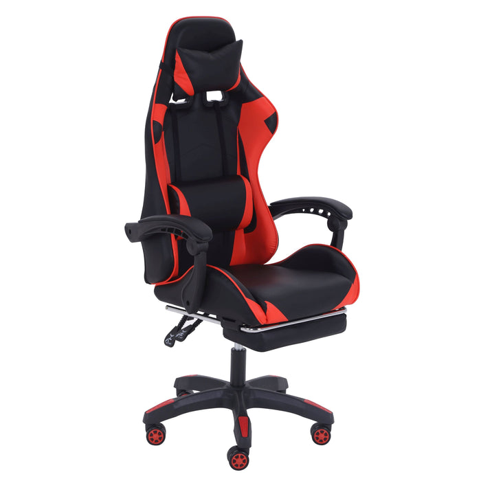 Gaming Chair with Footrest; PU Leather, GC 647