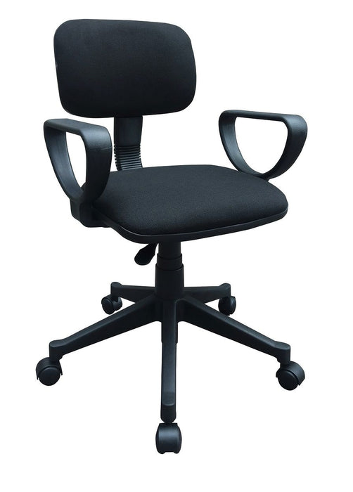 Lowback Fabric Swivel Task Office Chair with Armrest