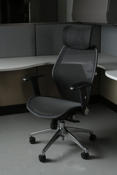 Full Mesh Executive Chair with Headrest, JG 701138GEA