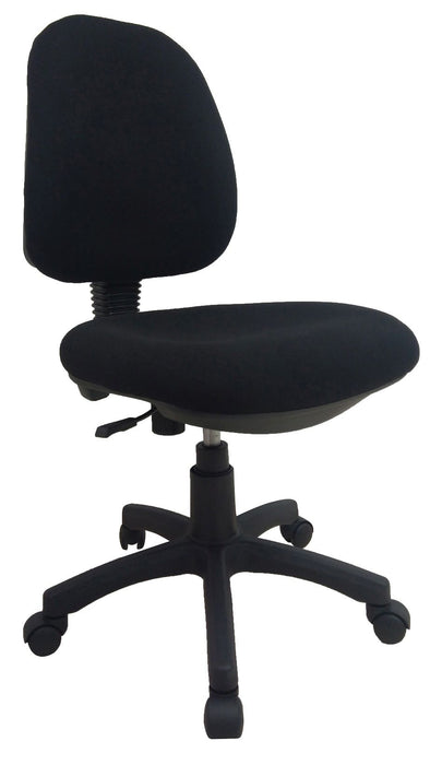 Midback Fabric Swivel Task Office Chair Without Arm, JGY 020G-BLK
