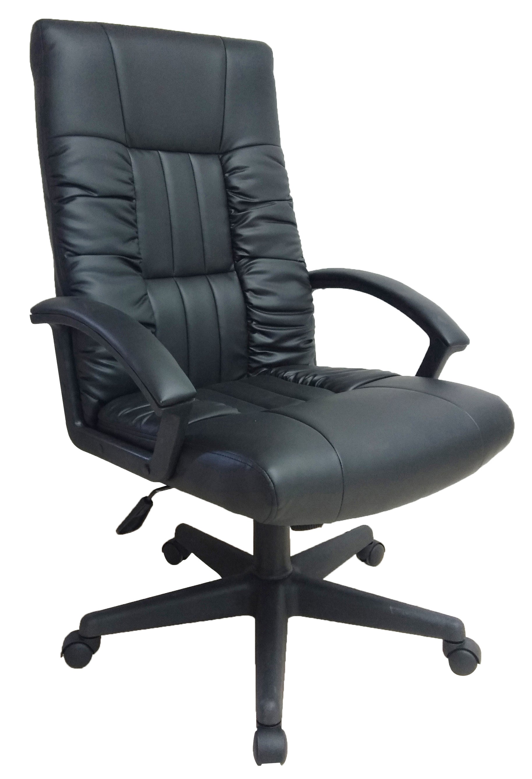 Manber Chair Manager Chair with Armrest and PVC Base, MCS 444