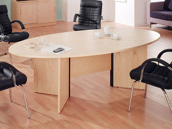 Boardroom Oval Conference Table, Laminated, Customized