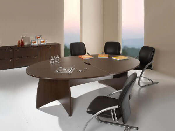 Boardroom Oval Conference Table, Laminated, Customized